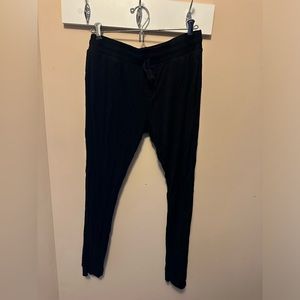 Little Sleepies Black Joggers (Medium) - Like New!